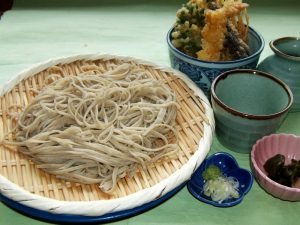 ざる蕎麦ミニ天丼セット